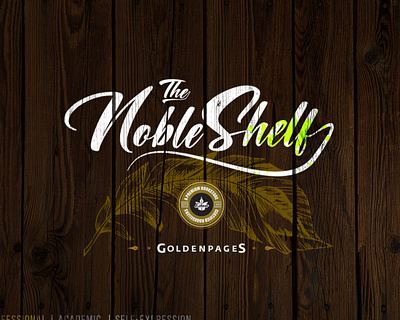 The NobleShelf Bookstore | Logo Design. art branding graphic design illustration logo design logoo