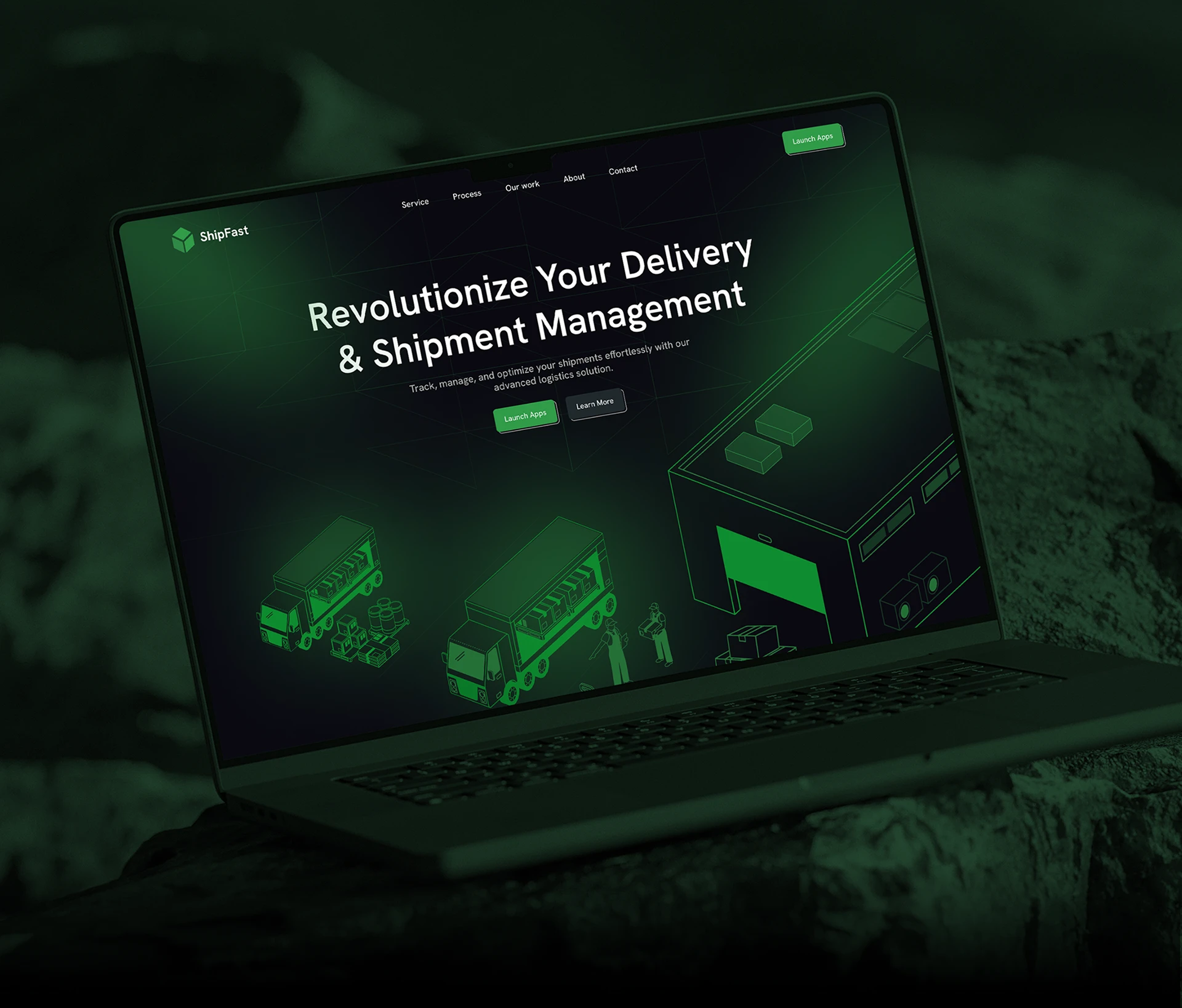 Example of Landing Page Design & Development