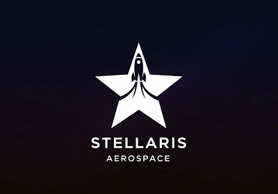 Stellaris Aerospace - Logo Concept aerospace brand identity branding creative design graphic design icon illustration logo logo inspiration logodesign minimalist modern logo rocket space star technology