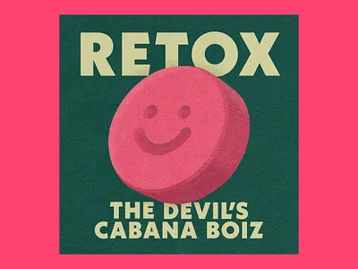 Retox - Single artwork album art branding design digital art digital illustration drawing graphic design illustration poster art rock and roll