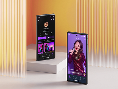 TikTok Music Apps battle apps competition ui flow music app music app ui short apps short video ui tiktok apps tiktok music app tiktok ui flow