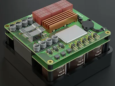 Transimter device 3d animation branding cad electronics graphic design hardware design iot logo motion graphics product design ui