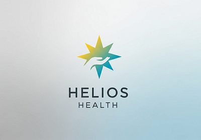 Helios Health - Healthcare Logo Concept branding cross graphic design health heart icon illustration logo logodesign medical star sun