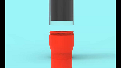 bottle design using Straw 3d animation blender branding graphic design logo motion graphics solidwworks ui
