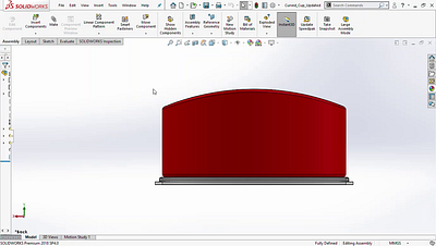 Curved Cup Cover 3d 3d modelling animation blender branding cad graphic design logo motion graphics solidworks ui