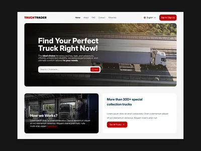 TruckTrader ,B2B, but make it bold. adaptive design design designsolutions digitalreality graphic design qlarkstudio ui uxdesign