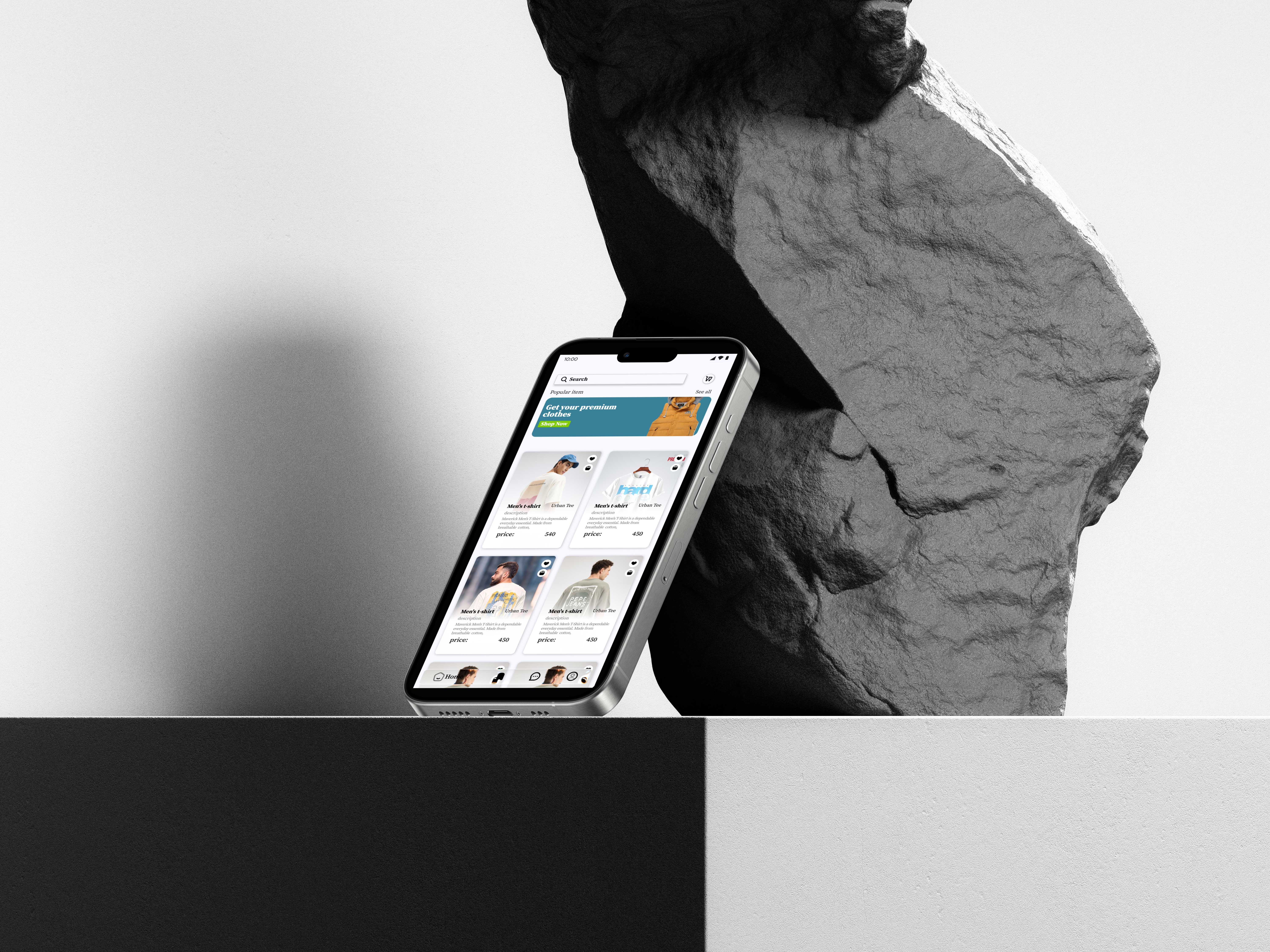 UrbanStyle – Fashion Shopping App UI ui