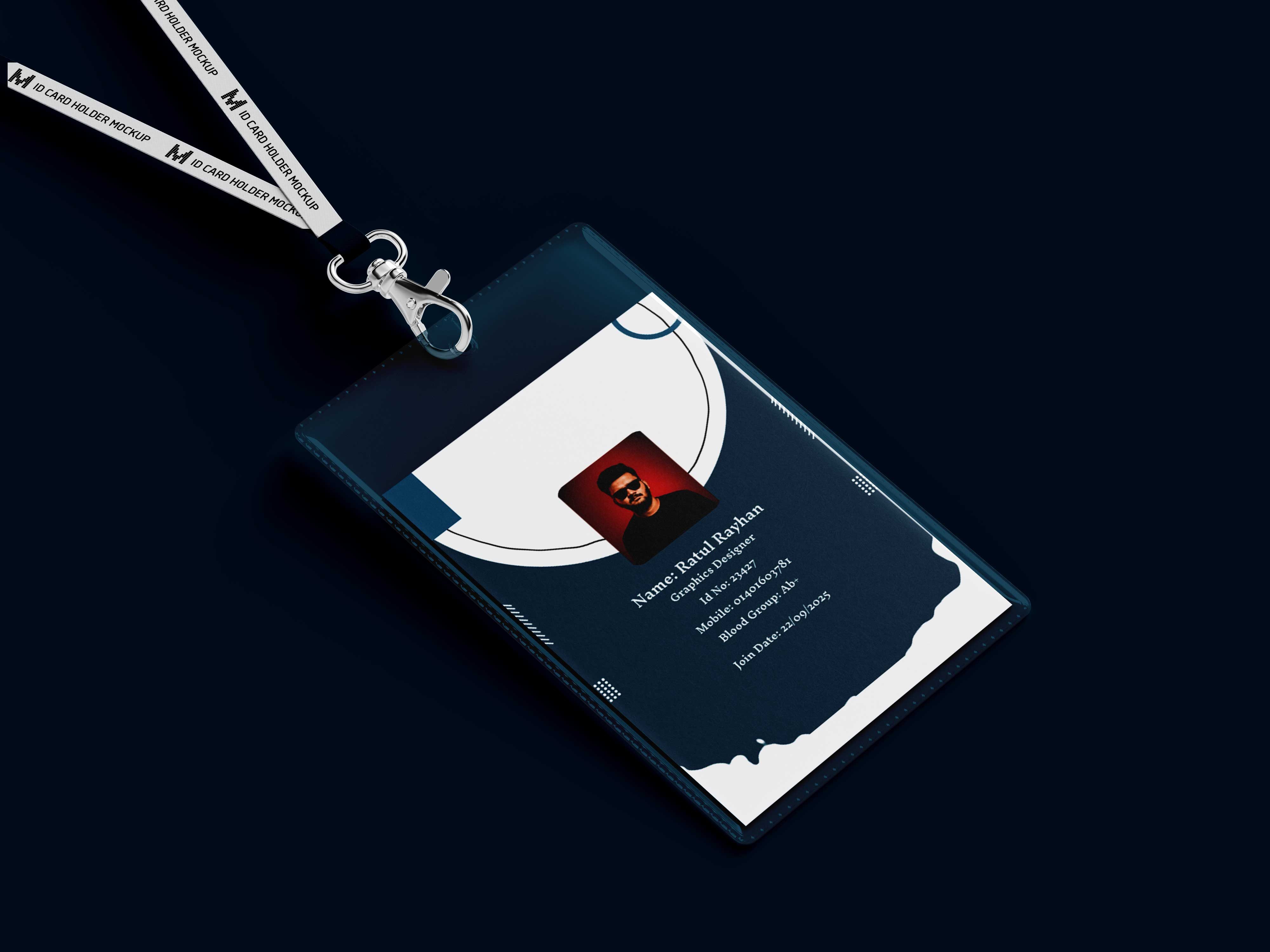 Corporate Identity Pass – Modern ID Card Design graphic design id card