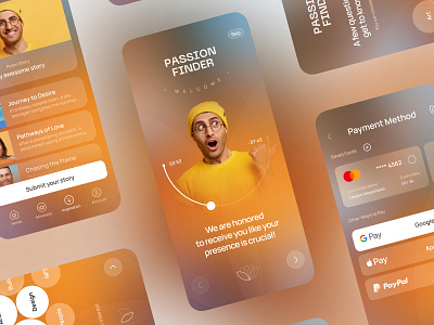 Modern App UI for Self-Discovery android app app concept figma ios app lifestyle app mindfulness mobile app mobile ui neumorphism onboarding personal growth product design saas ui ux wellness app