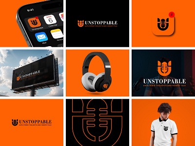 Podcast Logo | Mic Speaker Logo Design 3d abcdefghijklmnop app icon barnd kit brand book branding branding logo femile logo gradeint iconic identity logo logo design mic logo modern podcast logo qrstuvewwxyz speaker logo studio logo u logo