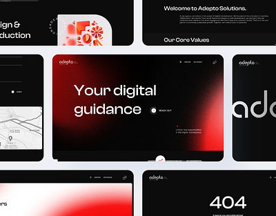 Adepto Solutions | Website Design agency design figma marketing ui ux website