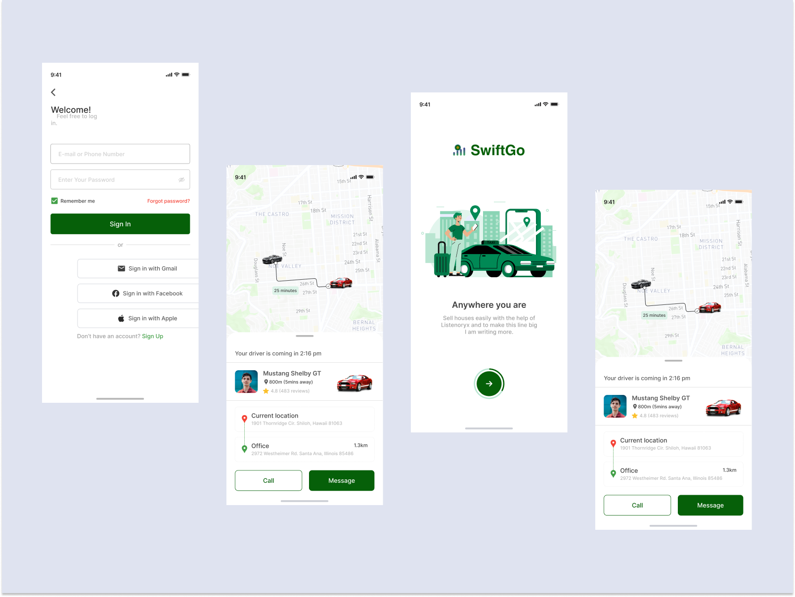 Example of Mobile App UI/UX Design