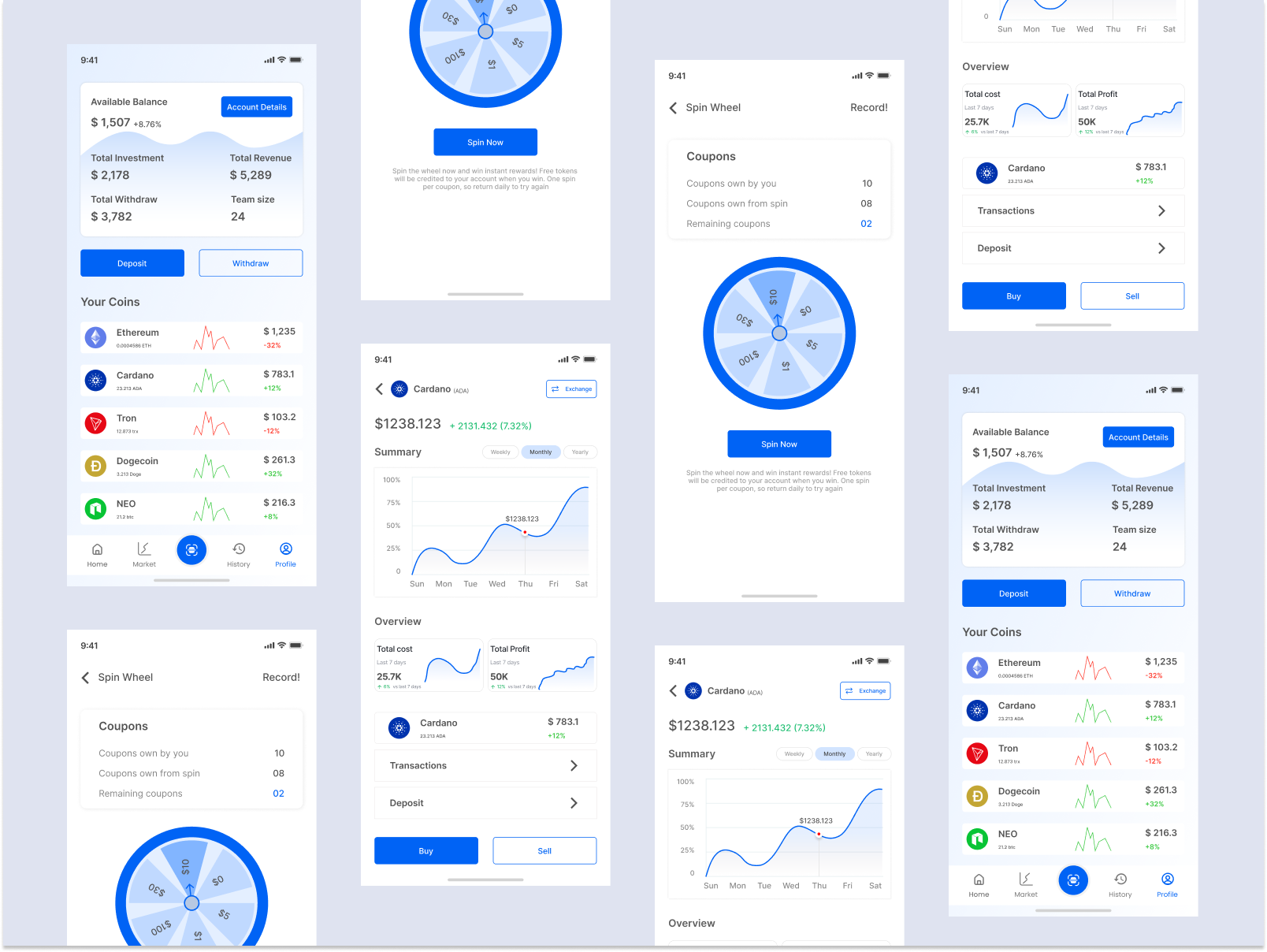 Example of Mobile App UI/UX Design