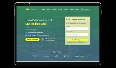 Custom Solar Website Redesign – Built to Win Clients energyefficiency