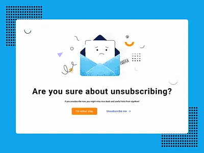 Unsubscribe Page – Final Confirmation clean ui confirmation page minimal retention design subscription uiux unsubscribe userexperience uxwriting webflow