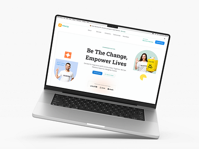 Charity Website UI UX Design business charity website design designer home page uiux homepage landing page ui ux design ui ux designer web design website development website ui ux design