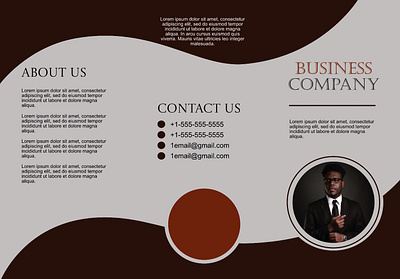 Project Design brochure graphic design