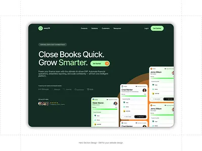 Hero Section Design figma herosection ui uiux webdesign website
