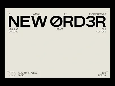 New Order: Modular Cycling Culture black and white brand brand identity branding branding design clean cycling cycling culture graphic design layout logo minimalist layout modular modular cycling new order urban