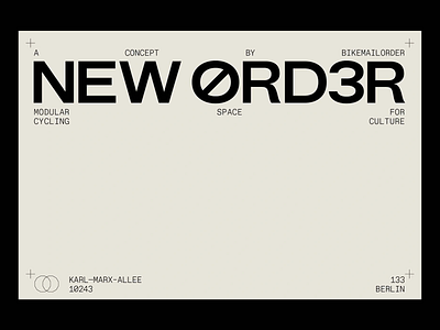 New Order: Modular Cycling Culture black and white brand brand identity branding branding design clean cycling cycling culture graphic design layout logo minimalist layout modular modular cycling new order urban