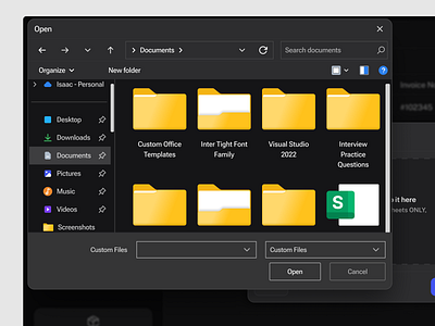 Upload file - Invoice Management SaaS Application app darkmode dashboard design invoice invoice management saas ui ui design ux