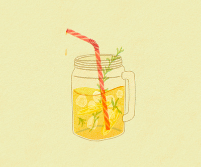 How to survive from Soaring Temperature, 02) Lemonade art artwork design drink food fruit hotsummer illust illustration ipad lemon lemonade photoshop straw tweetyheather