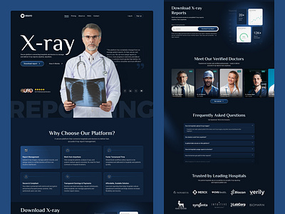 X-RayLive – Real-Time Online X-ray Reporting Website cleanui dailyui dashboarddesign dataviz designoftheday dribbble figmadesign healthcarewebsite healthtech healthui interfacedesign medicaldashboard medicalwebsite minimalui modernui responsivedesign uiuxdesign uxdesign webappdesign websitedesign