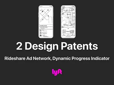 Lyft Patents: Trending Destination Ads & Dynamic Prog. Indicator ad android car design dog dynamic indicator interface ios loading lyft marketplace network patent retail ride rider rideshare status ui