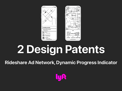 Lyft Patents: Trending Destination Ads & Dynamic Prog. Indicator ad android car design dog dynamic indicator interface ios loading lyft marketplace network patent retail ride rider rideshare status ui