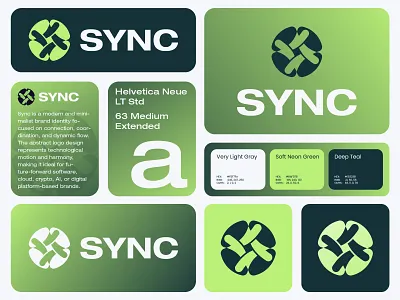 Sync, cripto, fintech, futuristic, branding, logo design abstract logo ai logo app icon blockchain logo brand identity branding crypto logo design financial logo letter logo minimalist logo modern logo professional logo s saas logo startup logo tech logo x