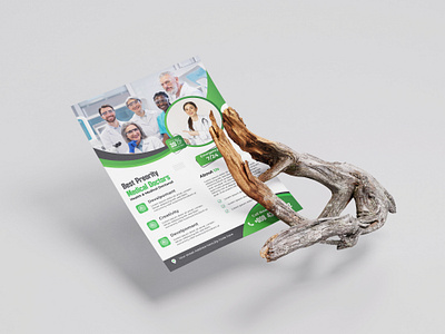MEDICAL FLYER DESIGN corporate creative doctor flyer identity medical minimal minimaql