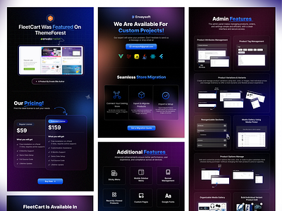 Dark Version Product Description Banner UI Design banner design branding design ecommerce banner graphic design landing page product design ui ui design ui ux uidesign user interface web design webdesign