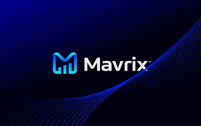 Mavrix - M logo, M letter, Marketing logo, UI, AI, App, Web ai app application branding gradient logo logo logo design logo designer logo maker m growth logo m letter logo m logo m marketing logo marketing marketing logo modern logo tech technology ui website