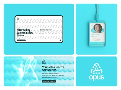Opus Direction 6 behance branding branding and identity clean design dribbble graphic design icon identity logo logo design logo mark minimal modern nametag pattern photo treatment simple symbol texture