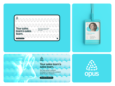 Opus Direction 6 behance branding branding and identity clean design dribbble graphic design icon identity logo logo design logo mark minimal modern nametag pattern photo treatment simple symbol texture