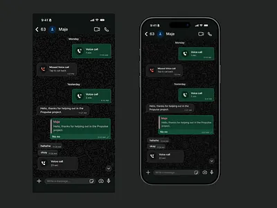 From Notzero to UI Hero – WhatsApp Clone Design branding graphic design mockup product design uiux