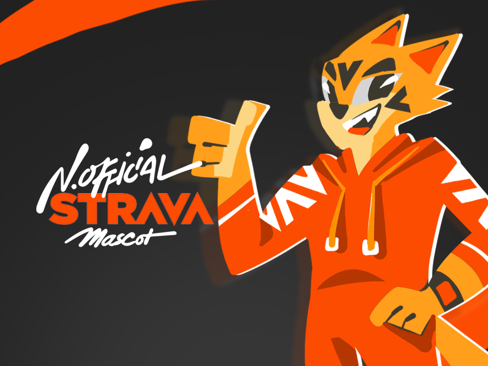 N.official Strava Mascot 🏃‍♂️ animal apps branding character cheetah cute mascot floating icon health health apps healthcare illustration mascot mobile apps run running running aps sprint sticker ui unofficial