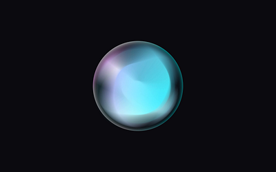 Day 56 - AI Core aiui animation creativecoding designchallenge graphic design microinteractions motion graphics neuomorphism spherescapes ui visualdesign