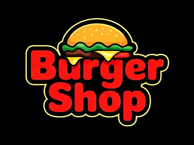 Burger Fast Food branding graphic design logo