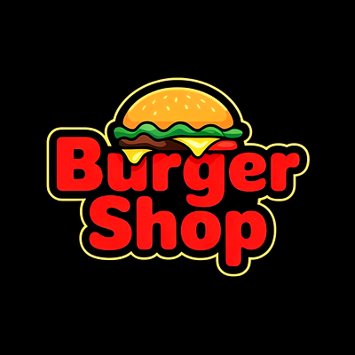 Burger Fast Food branding graphic design logo
