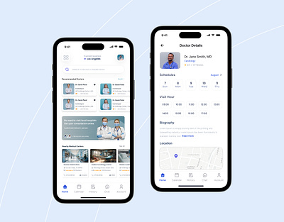 Doctor Appointment Booking App app branding design graphic design illustration logo mobile app ui ux website