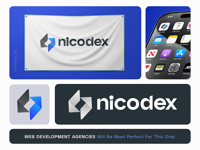Nicodex Premium Logo Design for Future Forward Brands agency logo best logo designer brand guideline brand identity branding creative logo developer fintech logo logo logo design logo trends 2026 logos modern logo monogram premium logo saas logo software logo startup logo technology web3 logo