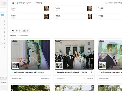 Photo Storage Supercharged with AI ai assistant copilot coreviz dropbox google image photo storage photos saas ui videos vision visual ai