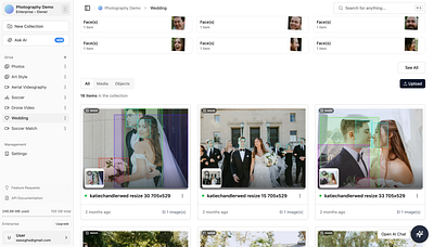 Photo Storage Supercharged with AI ai assistant copilot coreviz dropbox google image photo storage photos saas ui videos vision visual ai