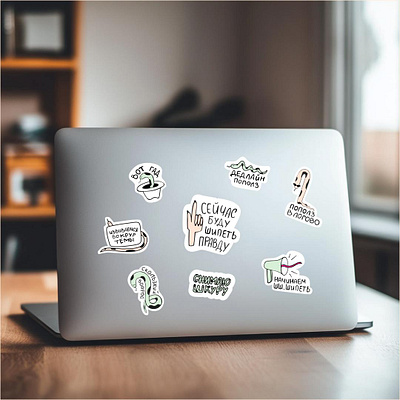 Новогодний стикерпак graphic design illustration vector