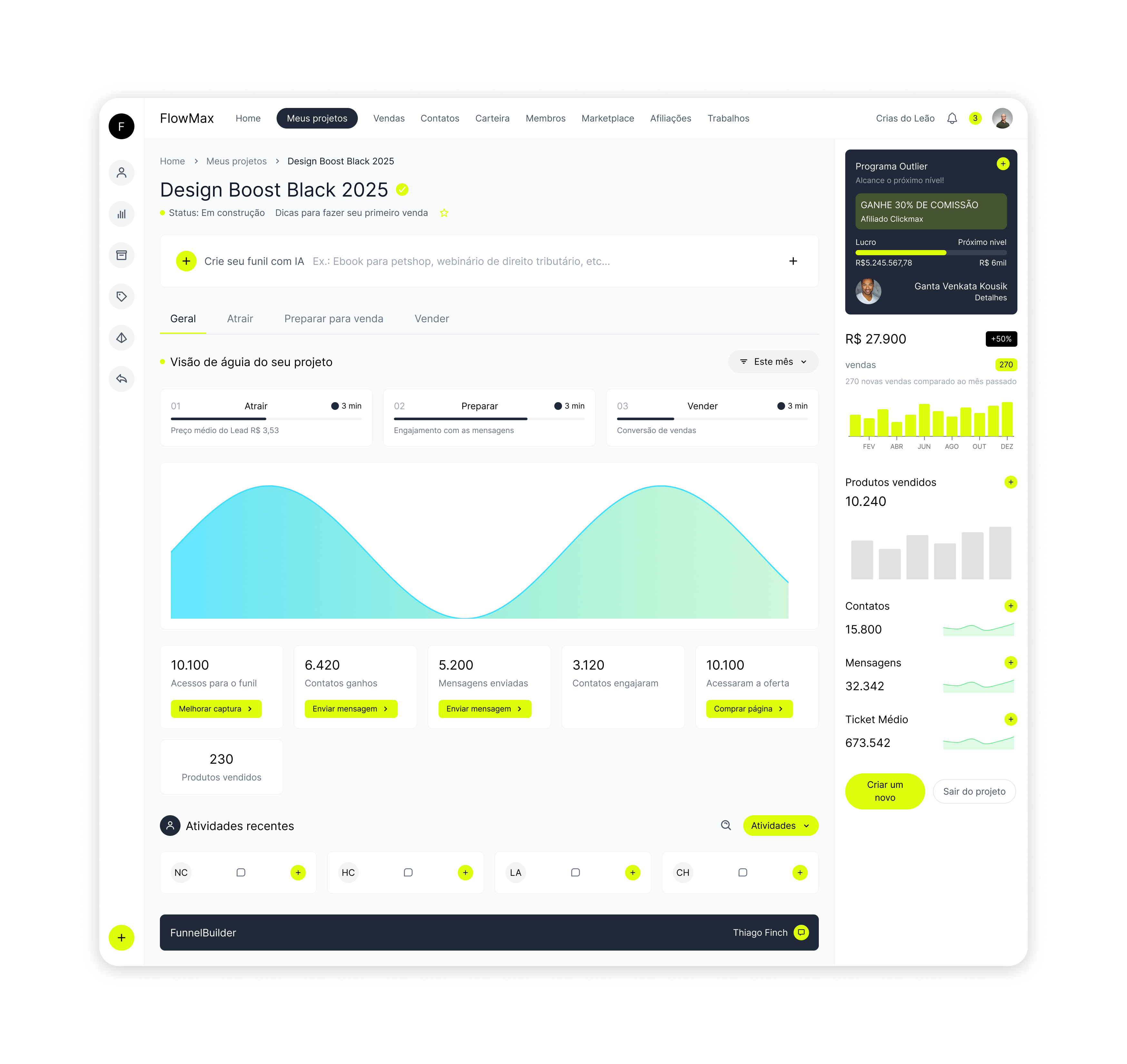 Design boost dashboard design landingpage