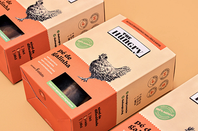 The Hungry branding design illustration logo