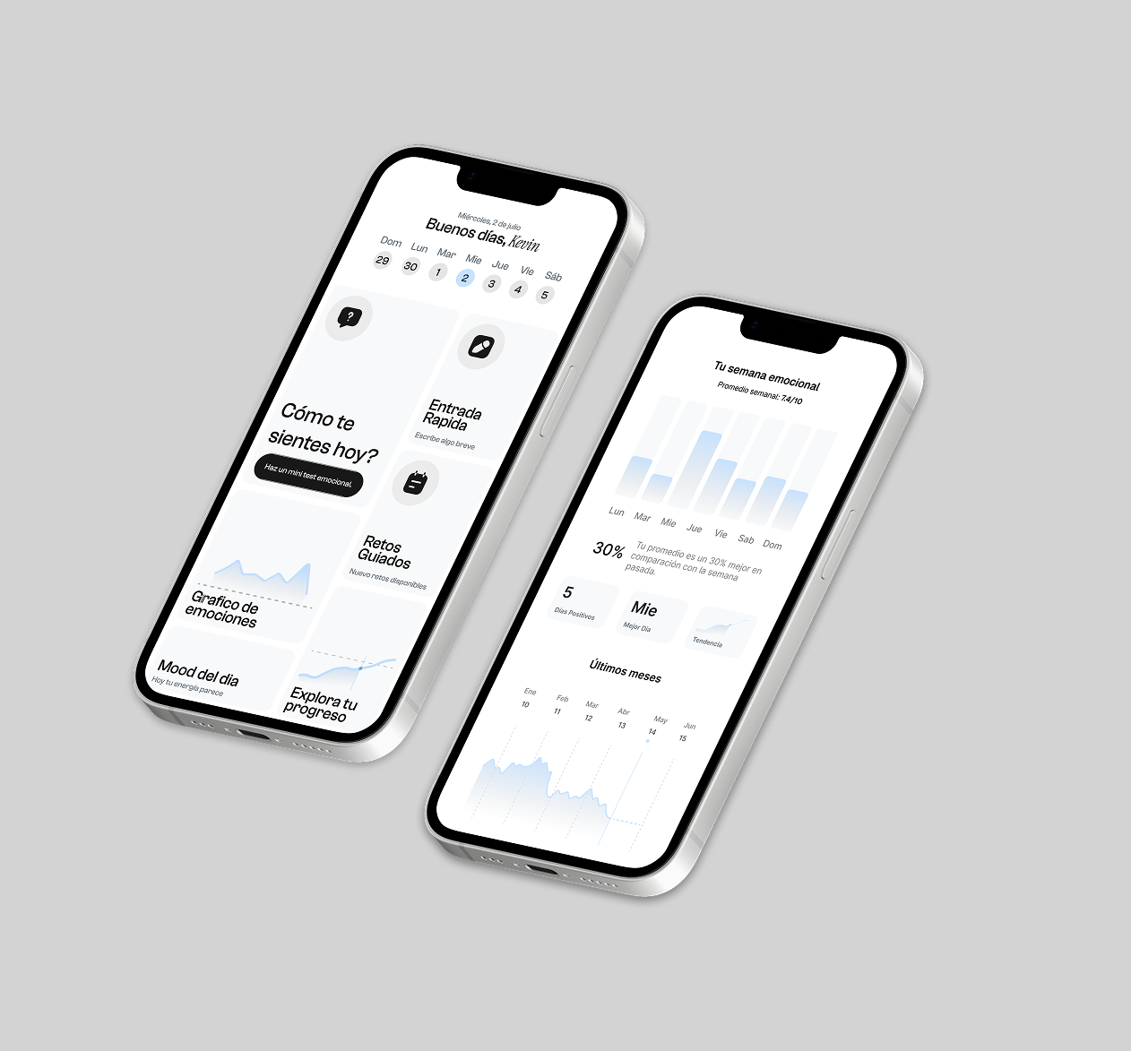 Mindlyst – para bienestar emocional app figma graphic design minimalis minimalista mobile ui ux web
