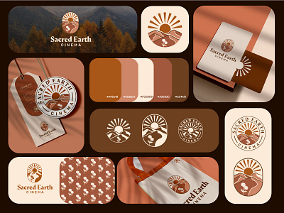 Sacred Earth logo & branding brand identity branding graphic design illustration logo logo design vector visual identity
