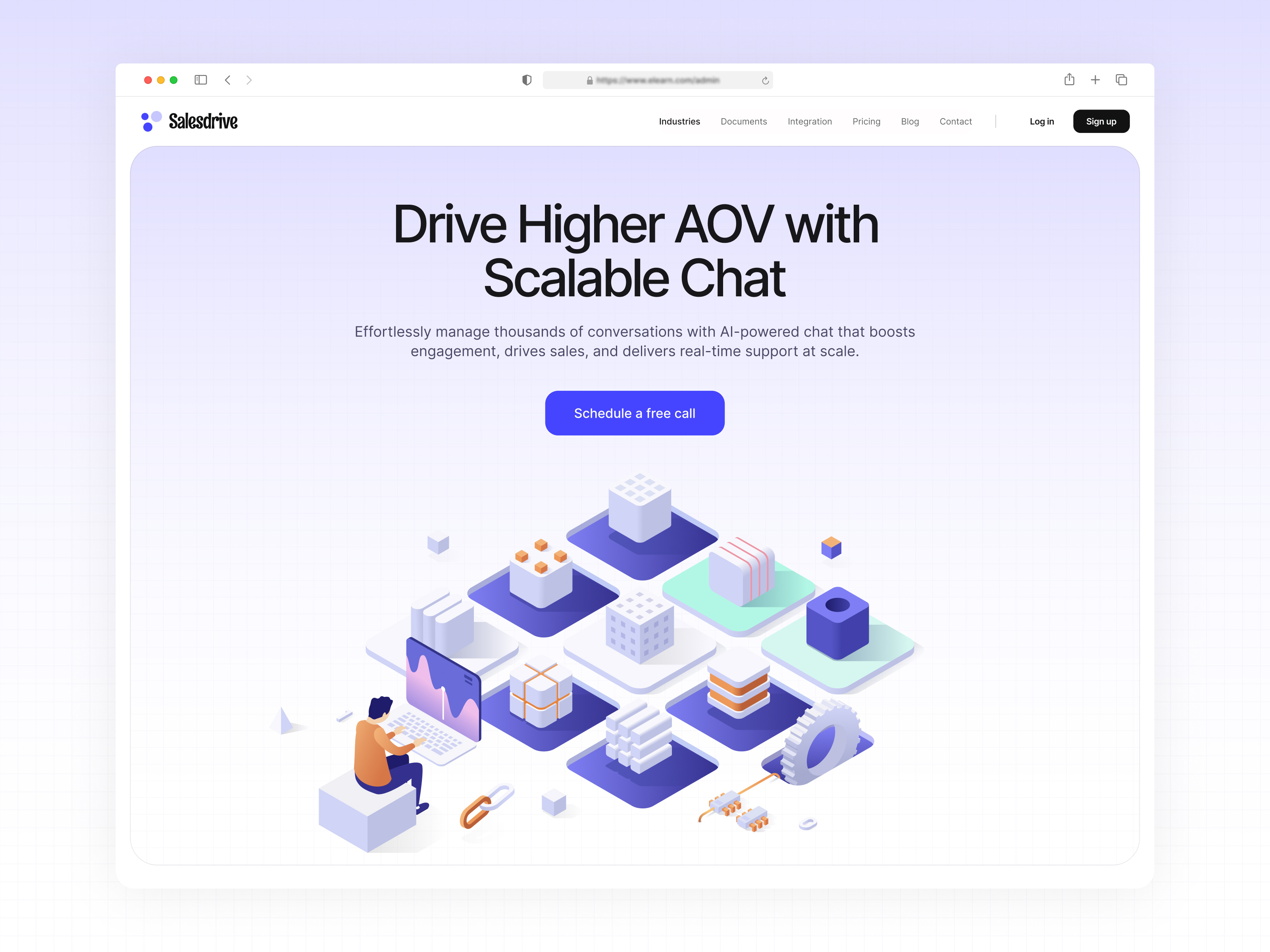 Sales management website header design design interface product service startup ui ux web website